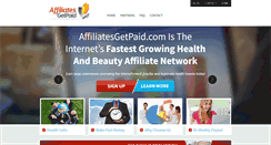 Desktop Screenshot of affiliatesgetpaid.com